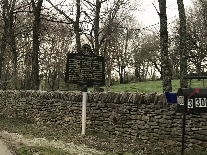 Jones Nursery / Nursery Place Marker. Click for full size. Jones Nursery / Nursery Place Marker image. Click for full size.