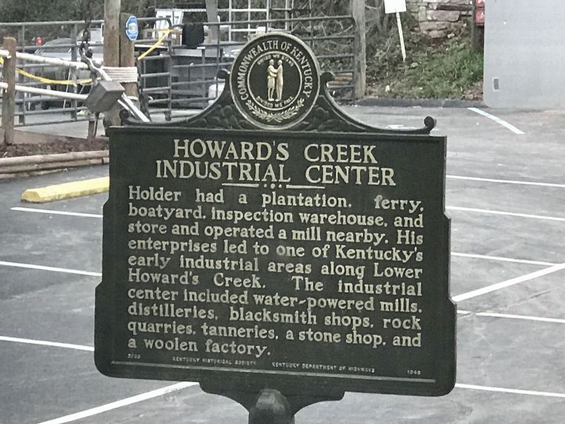 Howard's Creek Industrial Center Marker image. Click for full size.