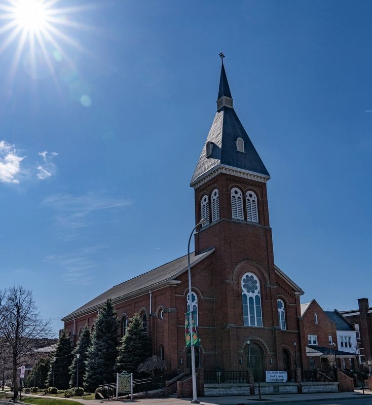 St. John the Baptist Catholic Church Marker image. Click for full size.