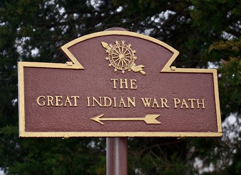 The Great Indian Warpath Marker image. Click for full size.