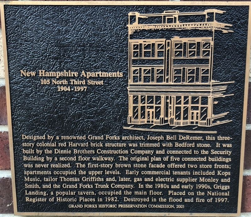 New Hampshire Apartments Marker image. Click for full size.