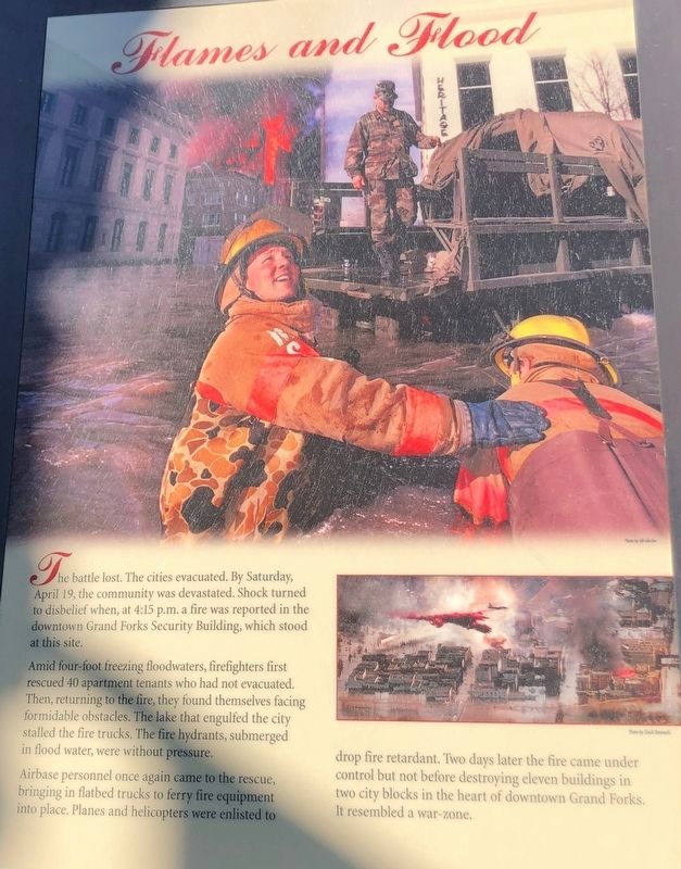 Flames and Flood Marker image. Click for full size.