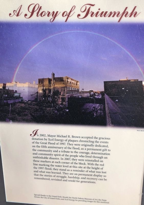 A Story of Triumph Marker. Click for full size. A Story of Triumph Marker image. Click for full size.