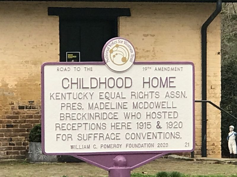 Childhood Home Marker image. Click for full size.