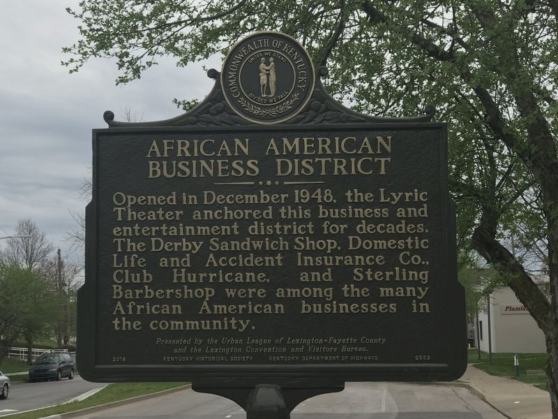 African American Business District Marker image. Click for full size.