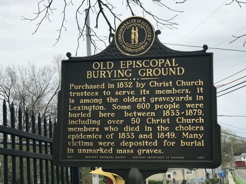 Old Episcopal Burying Ground Marker image. Click for full size.