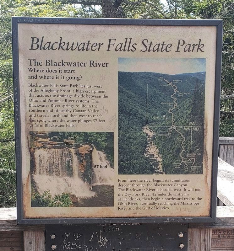 The Blackwater River Sign image. Click for full size.
