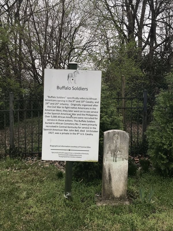 Buffalo Soldiers Marker. Click for full size. Buffalo Soldiers Marker image. Click for full size.