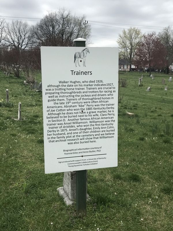 Trainers Marker. Click for full size. Trainers Marker image. Click for full size.