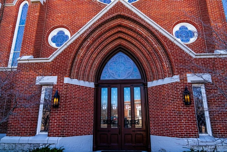 St. Paul's United Methodist Church Entrance image. Click for full size.