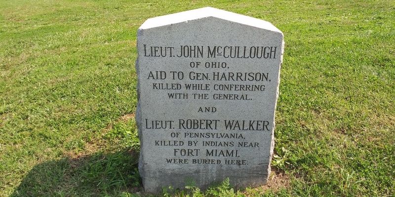 Lieut. John McCullough & Lieut. Robert Walker Marker image. Click for full size.