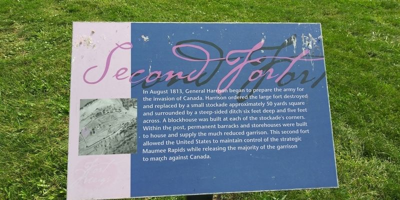 Second Fort Marker image. Click for full size.