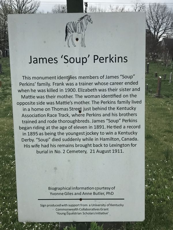 James 'Soup' Perkins Marker image. Click for full size.