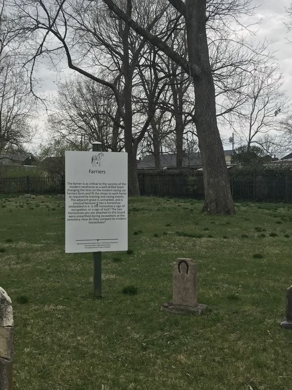 Farriers Marker. Click for full size. Farriers Marker image. Click for full size.