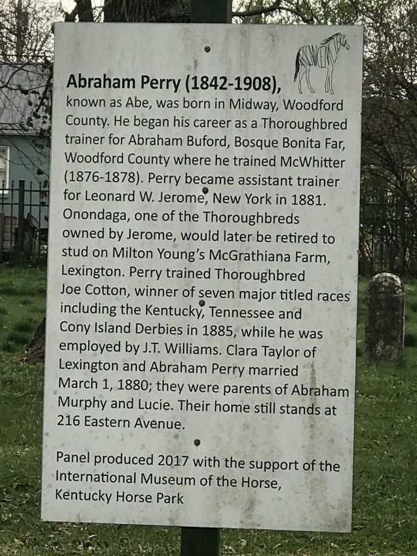 Abraham Perry (1842-1908) Marker image. Click for full size.