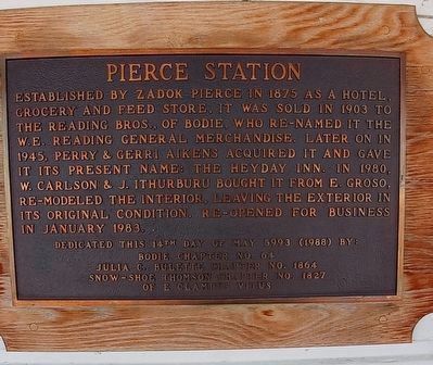 Pierce Station Marker. Click for full size. Pierce Station Marker image. Click for full size.