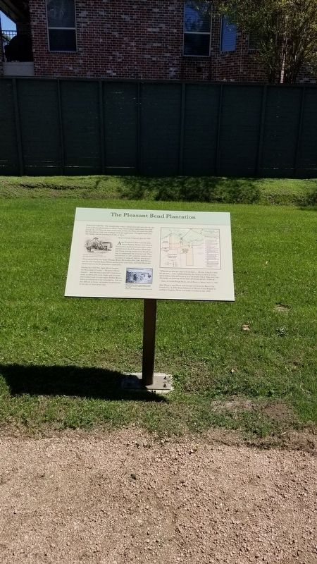 The Pleasant Bend Plantation Marker image. Click for full size.