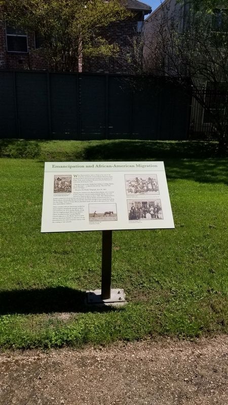 Emancipation and African-American Migration Marker image. Click for full size.