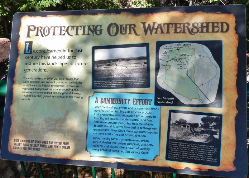 Protecting our Watershed Marker. Click for full size. Protecting our Watershed Marker image. Click for full size.