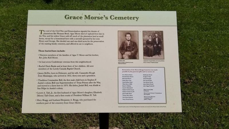 Grace Morse's Cemetery Marker image. Click for full size.