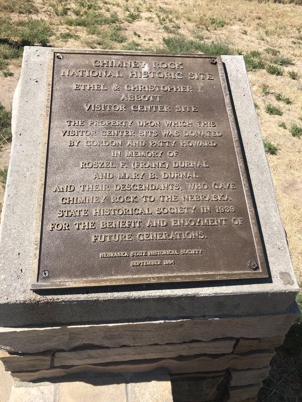 Chimney Rock Marker. Click for full size. Chimney Rock Marker image. Click for full size.
