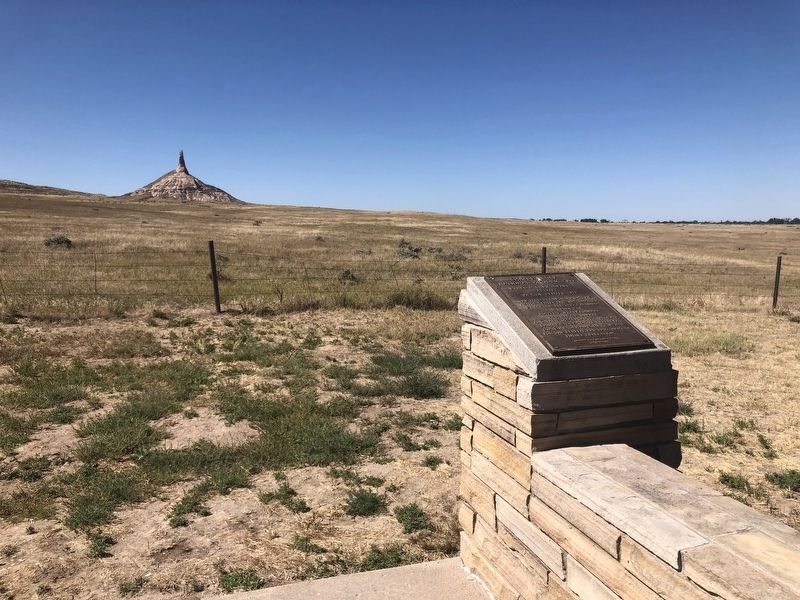 Chimney Rock Marker. Click for full size. Chimney Rock Marker image. Click for full size.