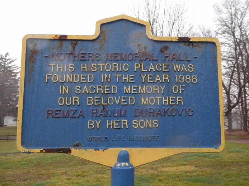 The marker in front of the church building. Click for full size. The marker in front of the church building image. Click for full size.