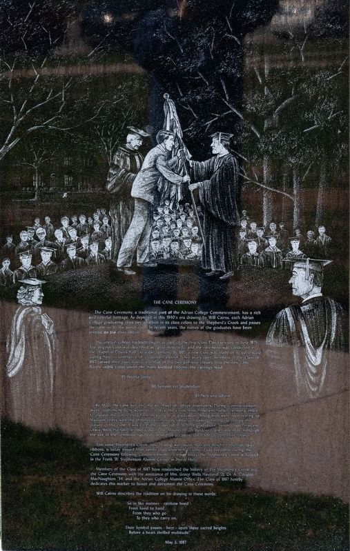 The Cane Ceremony Marker image. Click for full size.