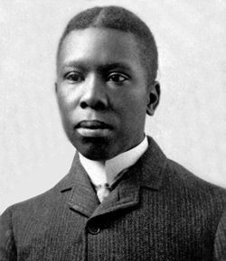 Paul Laurence Dunbar (1872-1906) image. Click for full size.