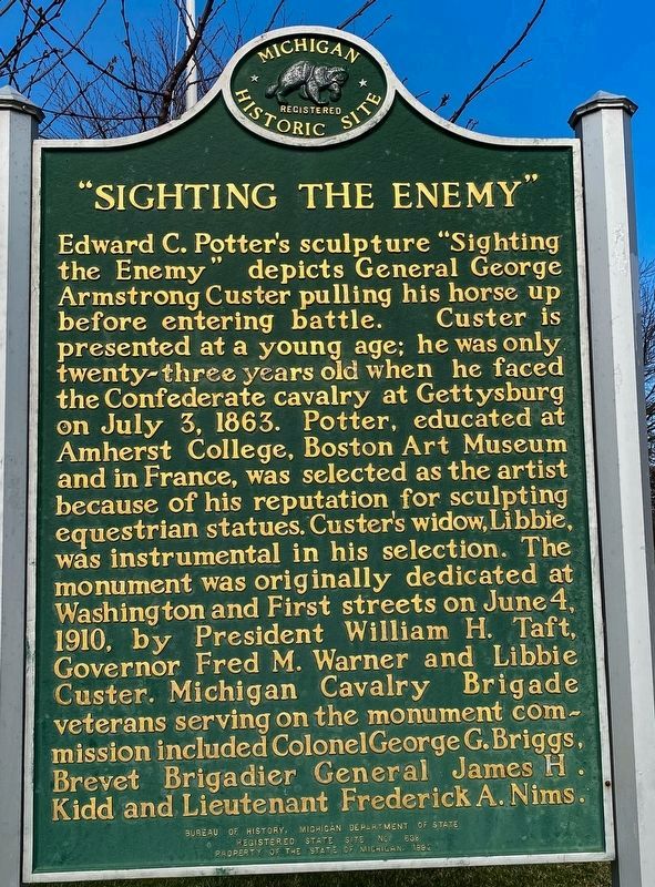 George Armstrong Custer Marker image. Click for full size.