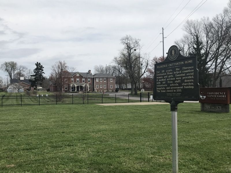 Florence Crittenton Home Marker image. Click for full size.