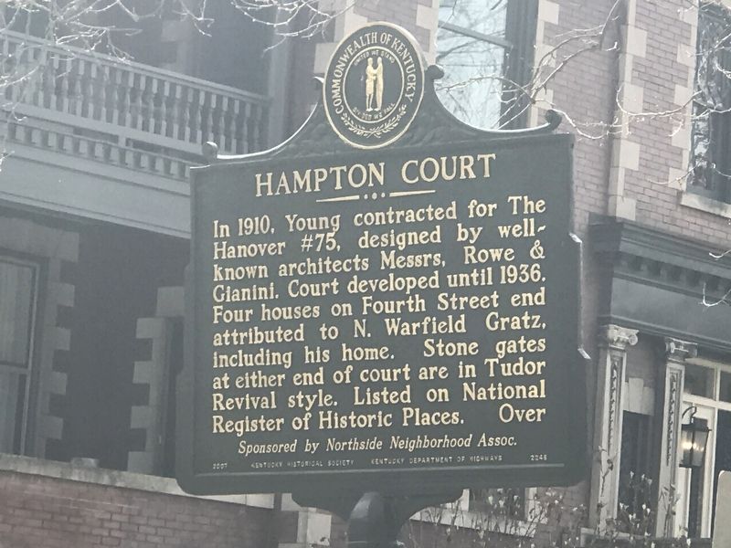 Hampton Court Marker (Side B) image. Click for full size.