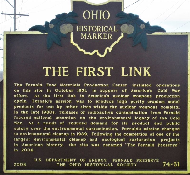 The First Link Marker image. Click for full size.