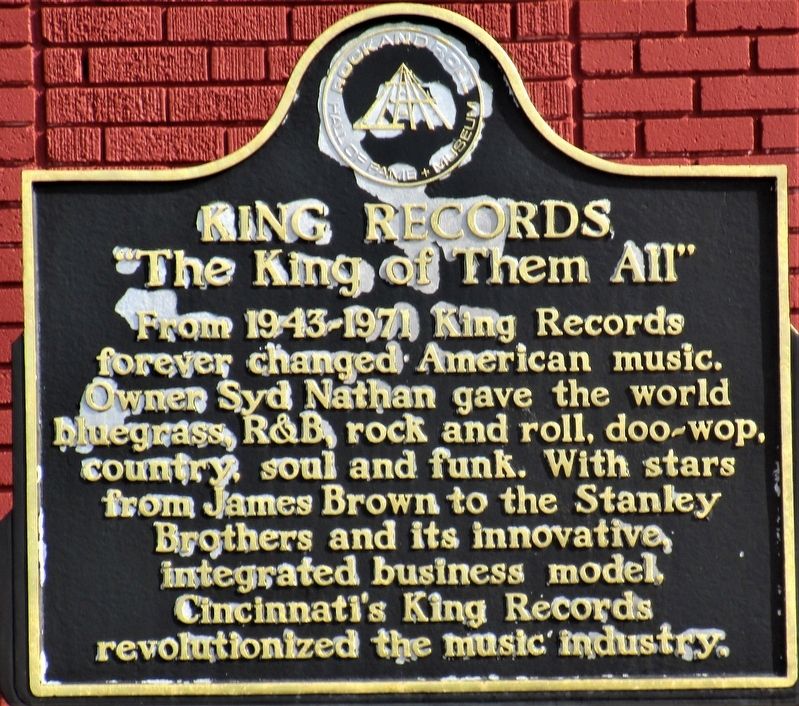King Records Marker image. Click for full size.