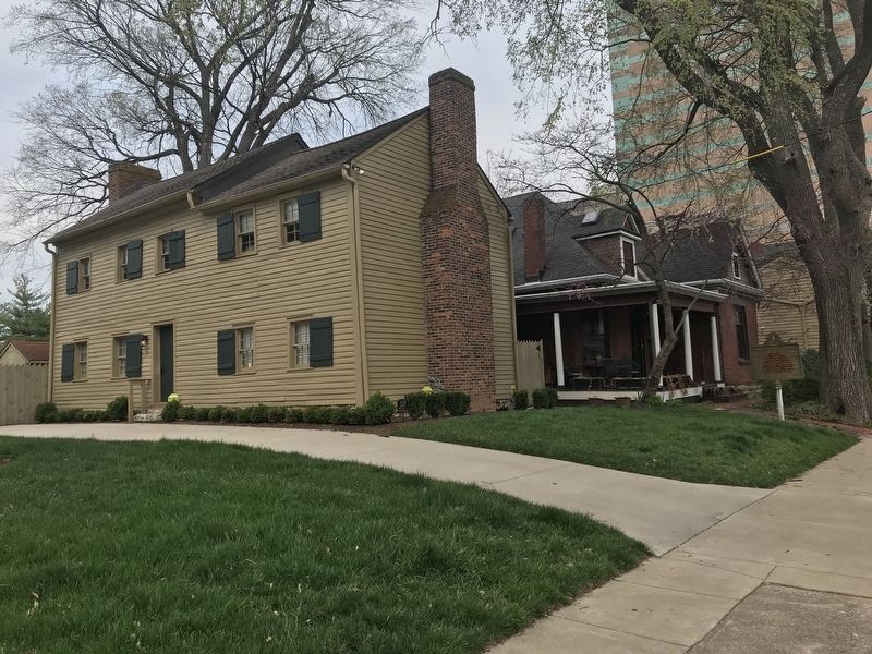 Oldest House in Lexington Marker. Click for full size. Oldest House in Lexington Marker image. Click for full size.