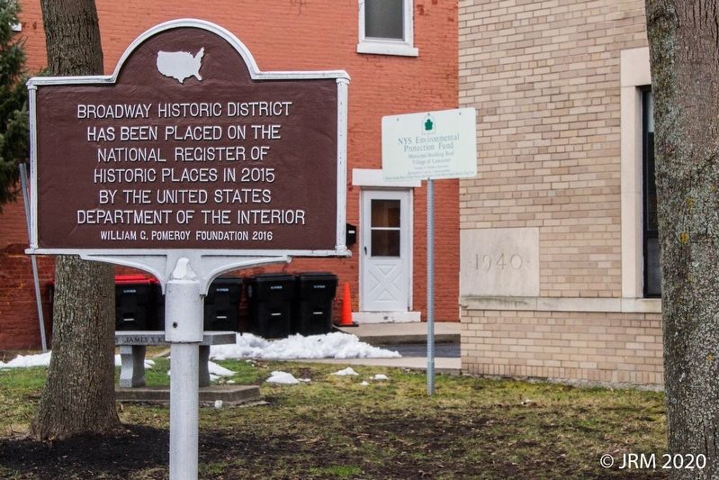 Broadway Historic District Marker image. Click for full size.