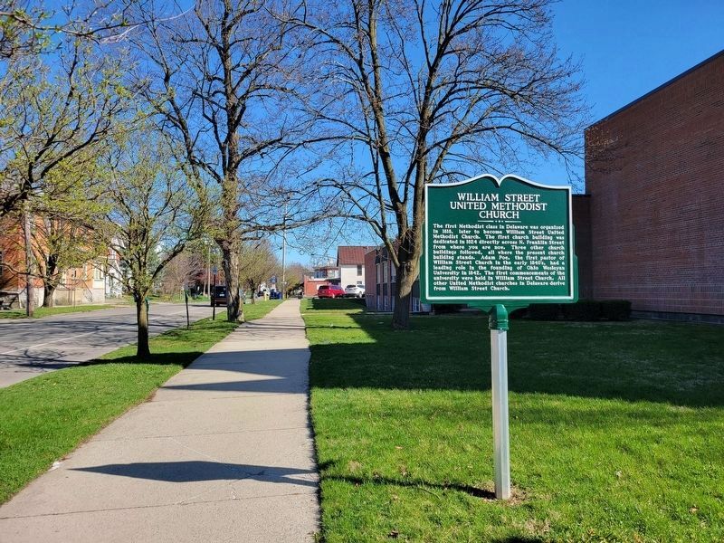 William Street United Methodist Church / Rutherford B. Hayes, 19th President of the United States Marker image. Click for full size.