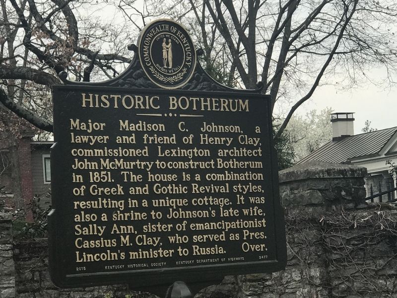 Historic Botherum Marker (Side A) image. Click for full size.
