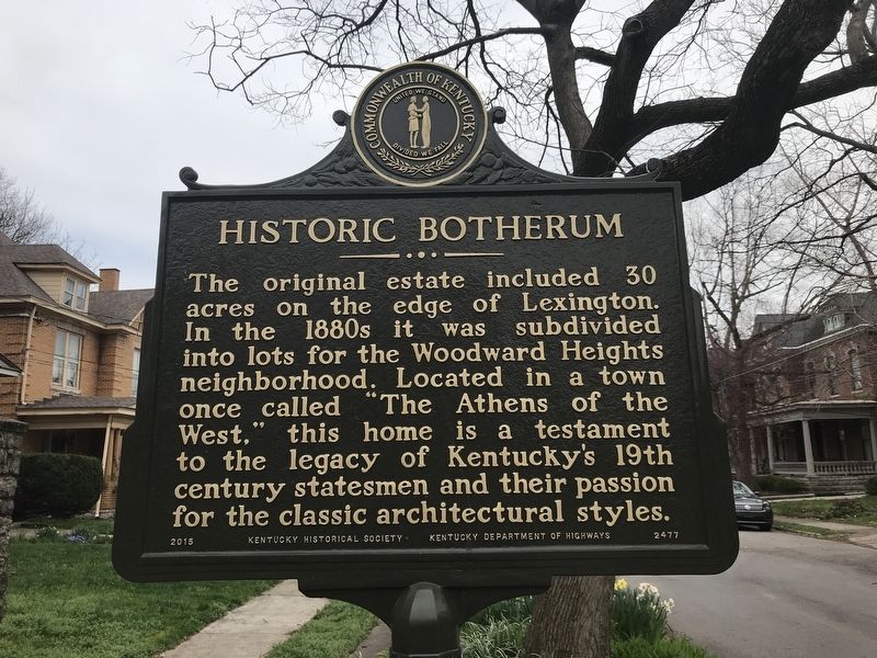 Historic Botherum Marker (Side B) image. Click for full size.
