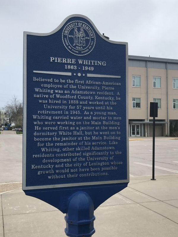 Pierre Whiting Marker image. Click for full size.