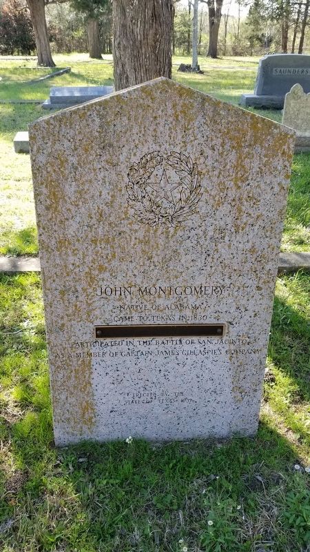 John Montgomery Marker. Click for full size. John Montgomery Marker image. Click for full size.
