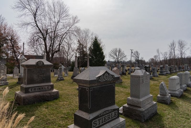 St. Thomas Cemetery. Click for full size. St. Thomas Cemetery image. Click for full size.