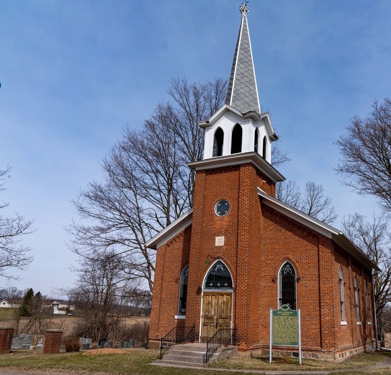 Zion Lutheran Church Marker. Click for full size. Zion Lutheran Church Marker image. Click for full size.