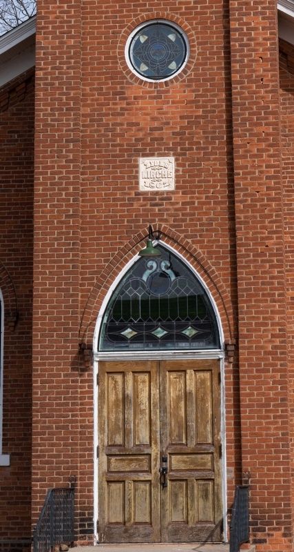 Zion Lutheran Church Entrance. Click for full size. Zion Lutheran Church Entrance image. Click for full size.