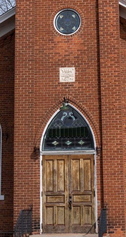 Zion Lutheran Church Entrance image. Click for full size.