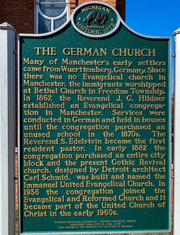 The German Church Marker. Click for full size. The German Church Marker image. Click for full size.