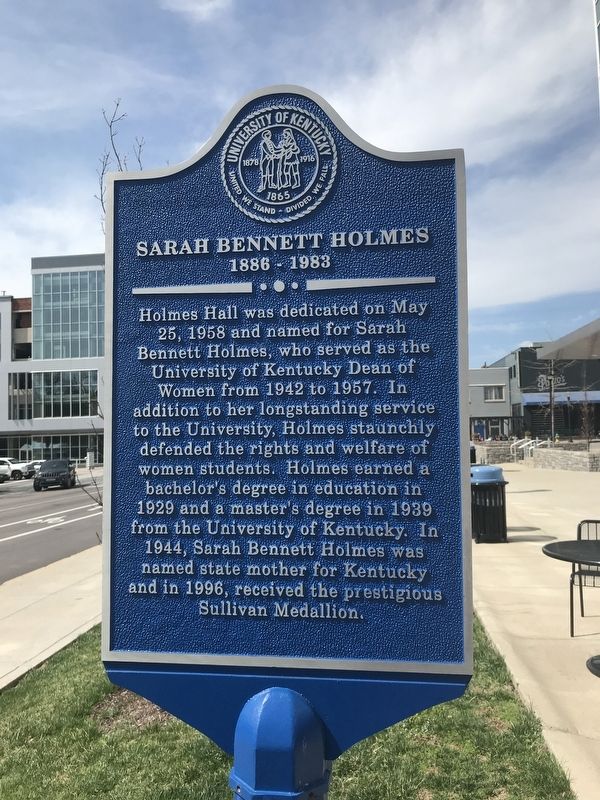 Sarah Bennett Holmes Marker image. Click for full size.