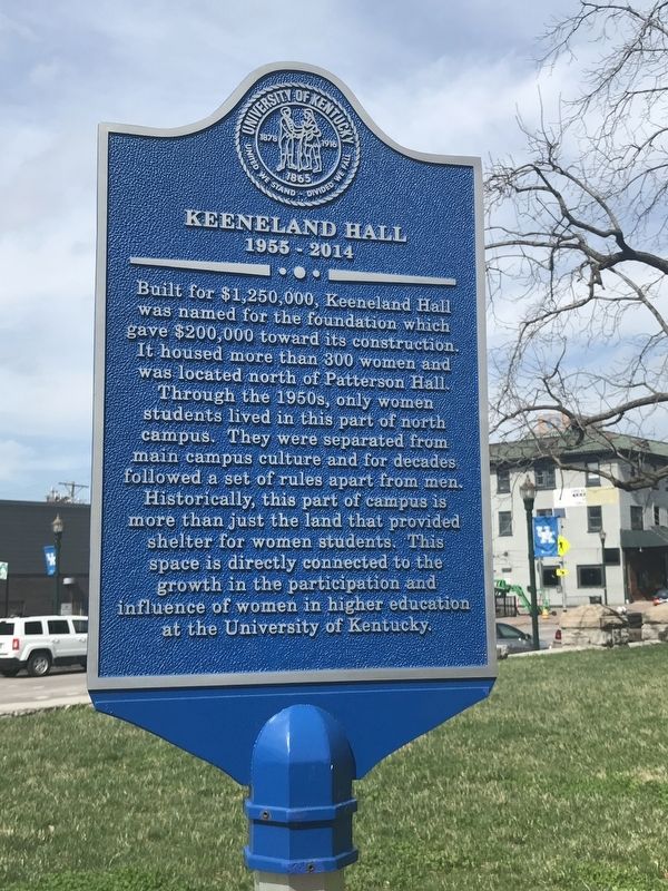 Keeneland Hall Marker (Side B) image. Click for full size.