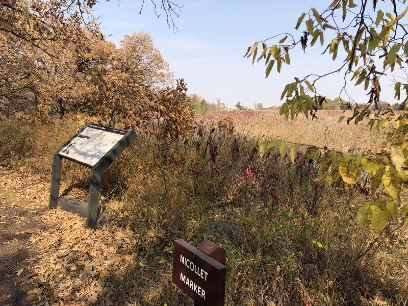 The Nicollet Expedition Marker. Click for full size. The Nicollet Expedition Marker image. Click for full size.