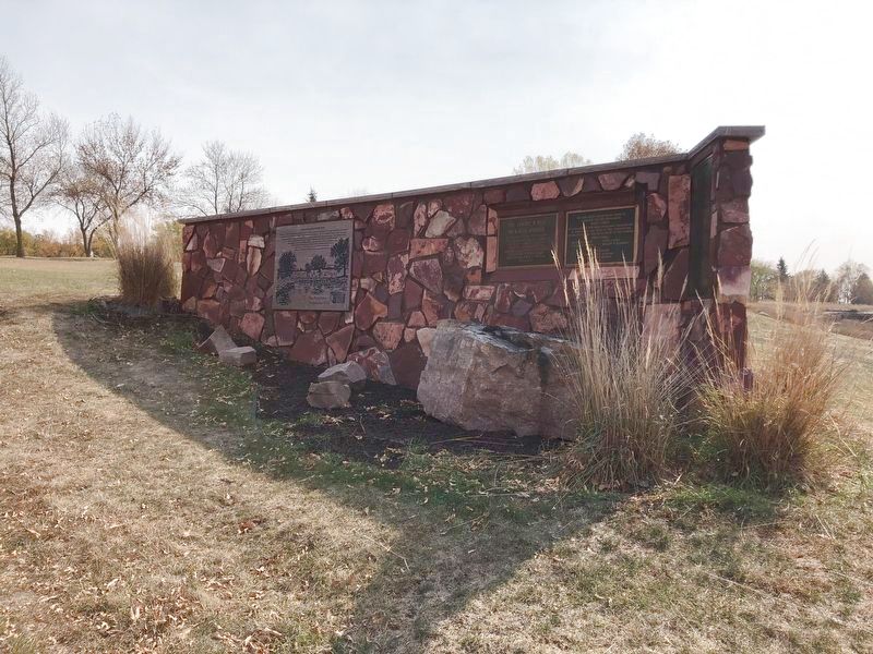 Song of Hiawatha Pageant Park Marker image. Click for full size.
